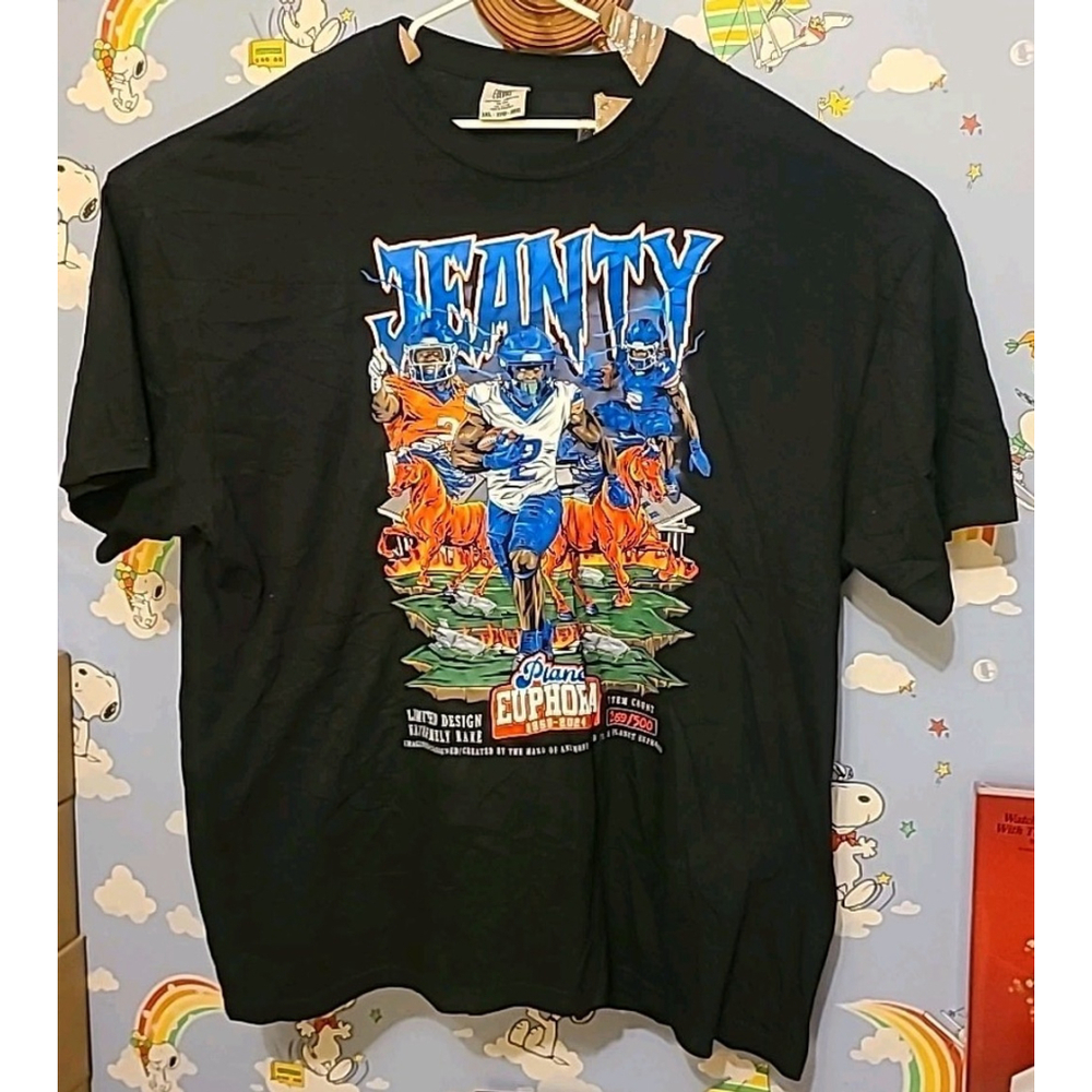 Ashton Jeanty Planet Euphoria Shirt Size 3XL Black XXXL Limited Design Of 500